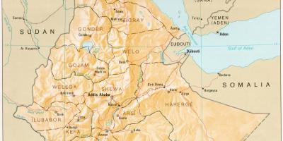Më të vjetër Etiopase hartë