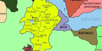 Harta e perandorisë Etiopian